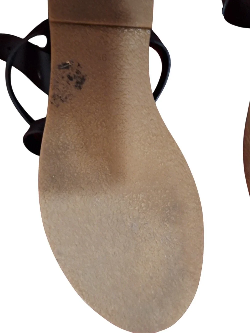 Madewell Women's Black Strappy Leather Sandals - Classic Ankle Wrap 9.5 - Picture 3 of 4
